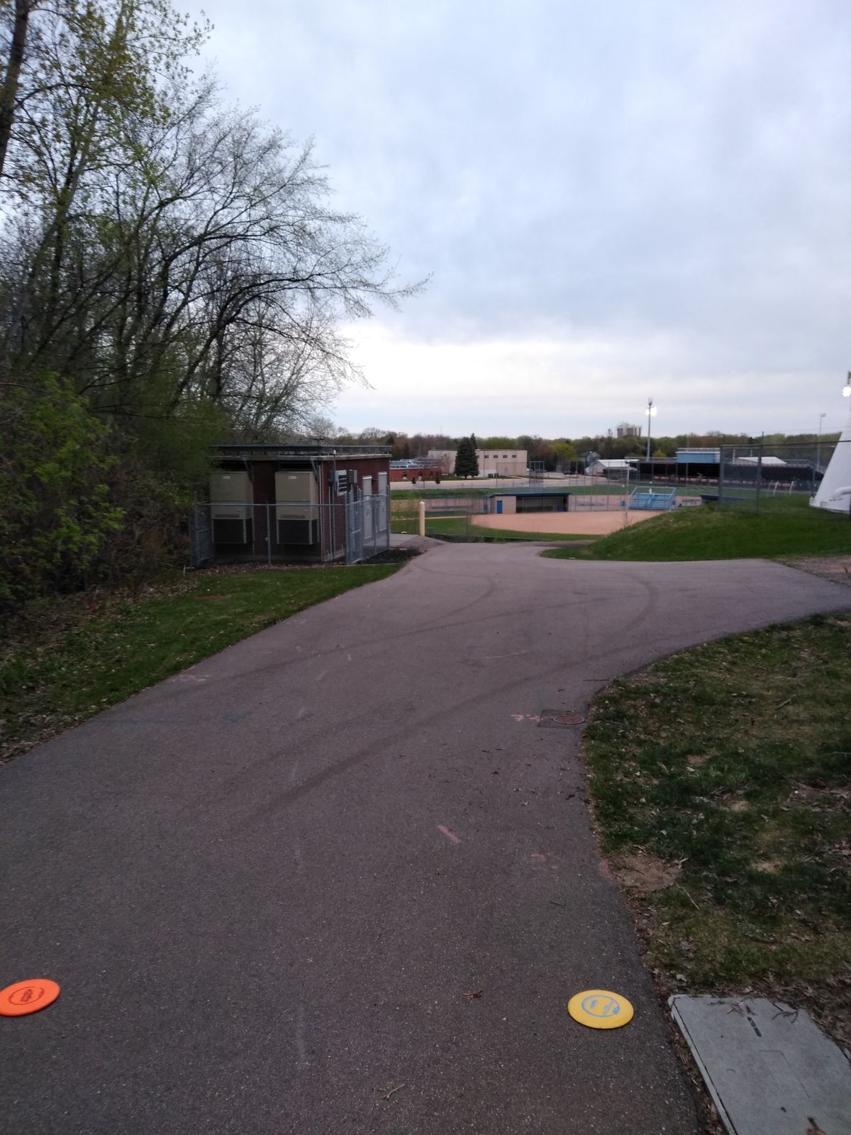 #2 - downhill to the left