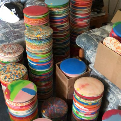 Old photo of just some of our Vibram discs.