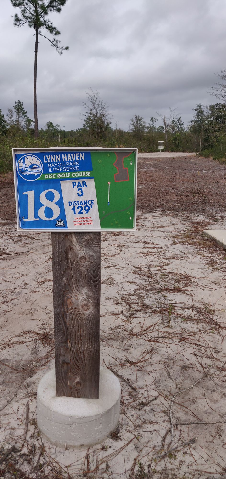 Hole 18 teesign
