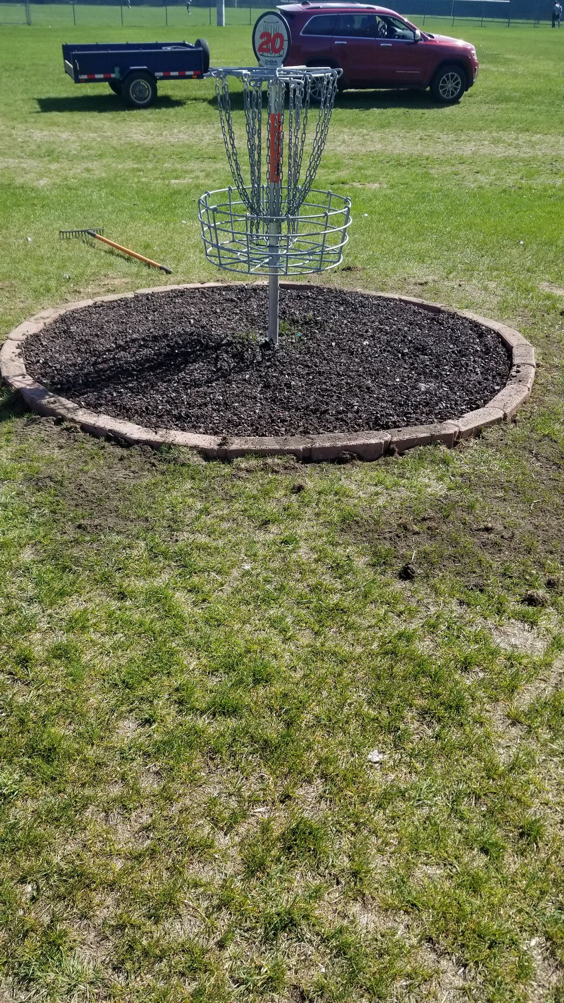 Hole 20 short pin position