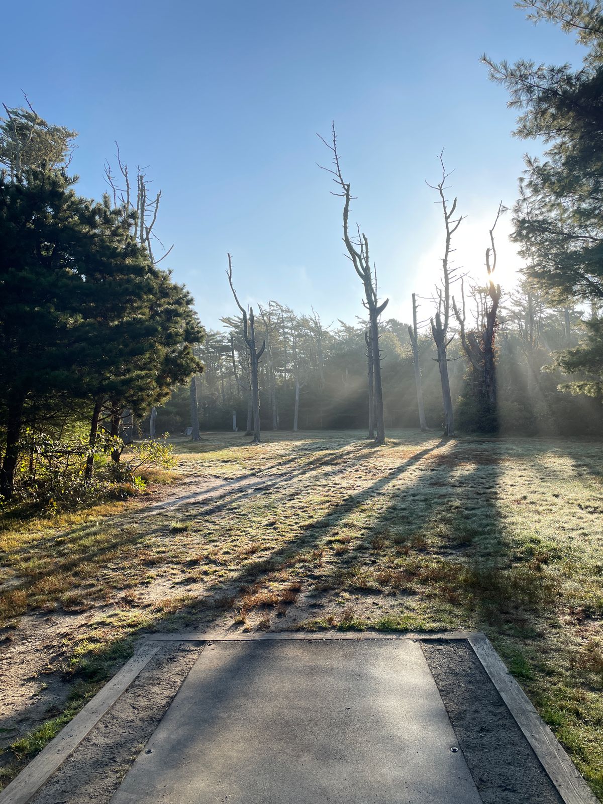 Hole 9, October 8am