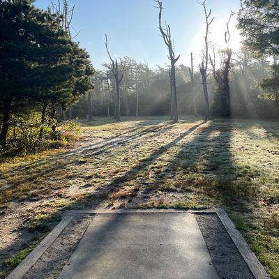 Hole 9, October 8am