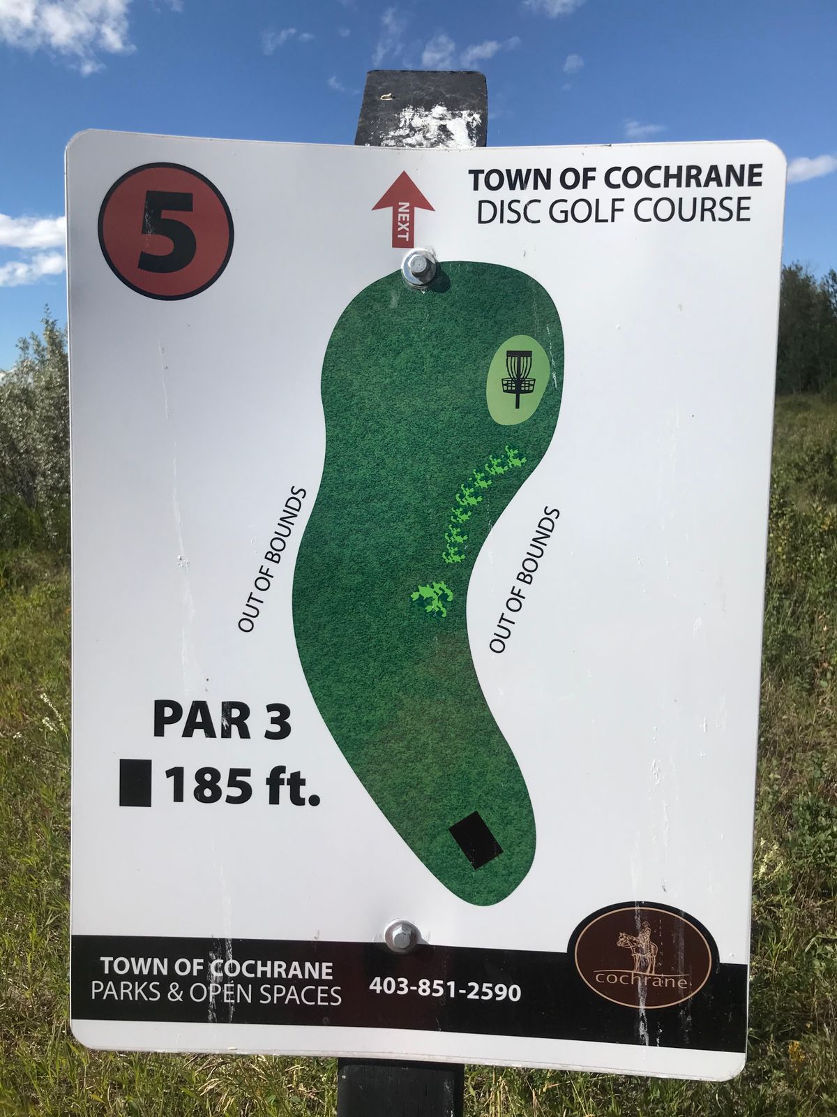 Hole 5 layout
