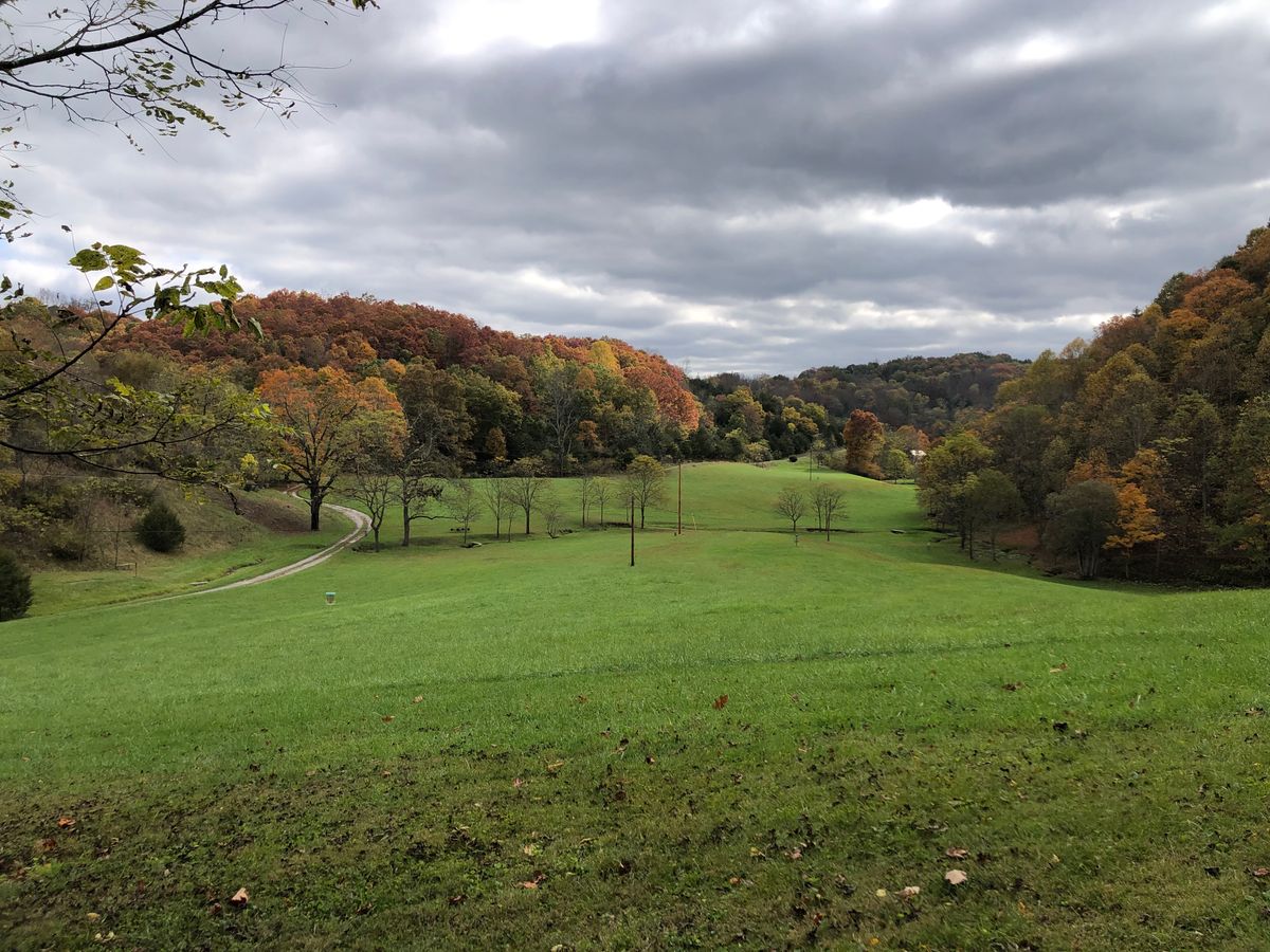 View from green on 1, Beach Basket, fall ‘23
