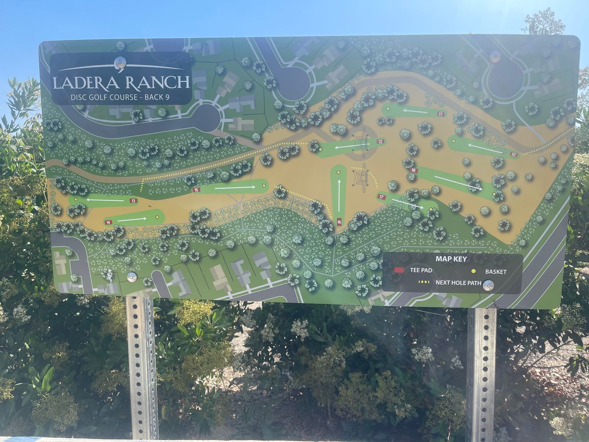 Map of holes 10-18