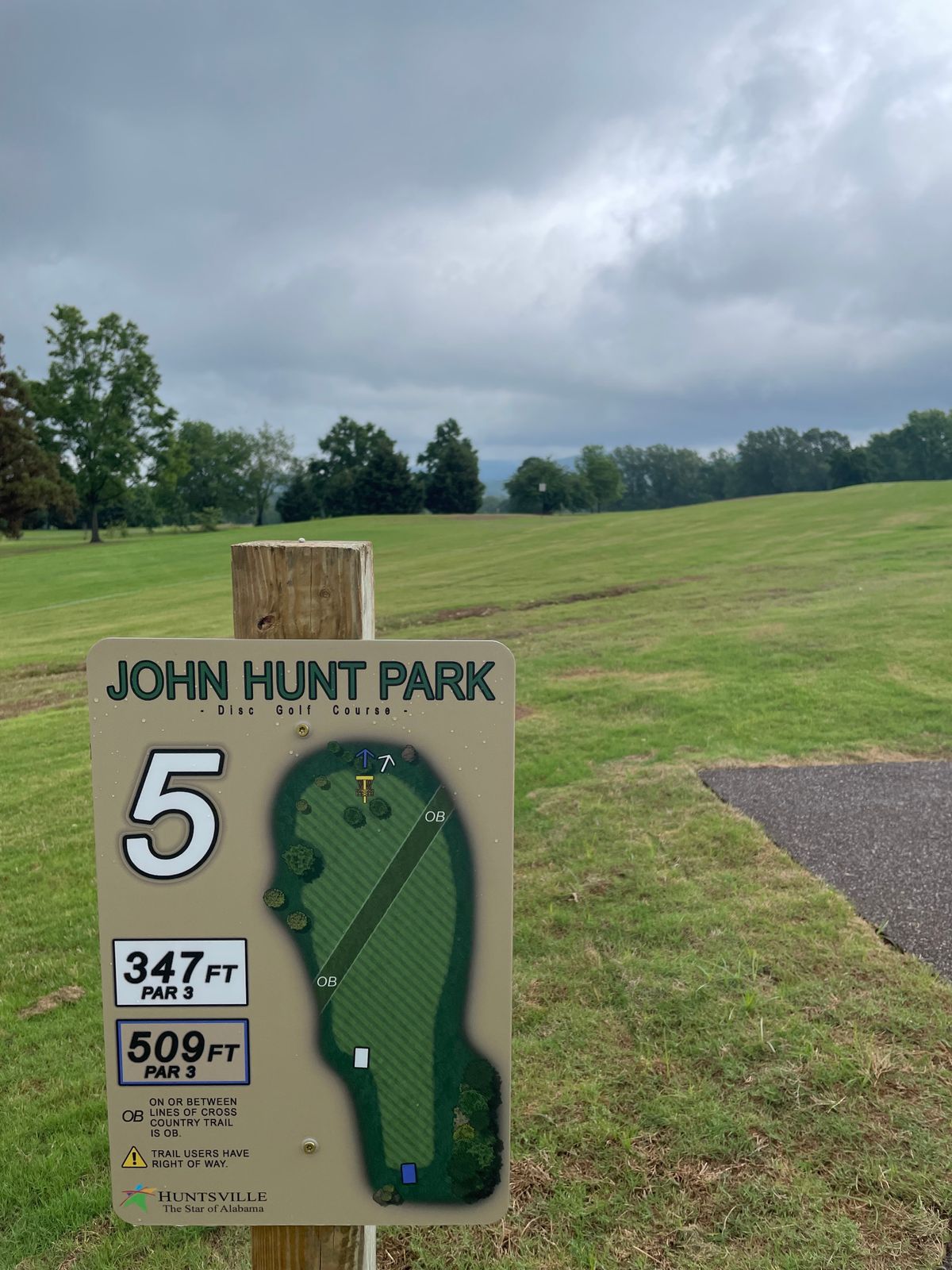 Hole 5 White Tee