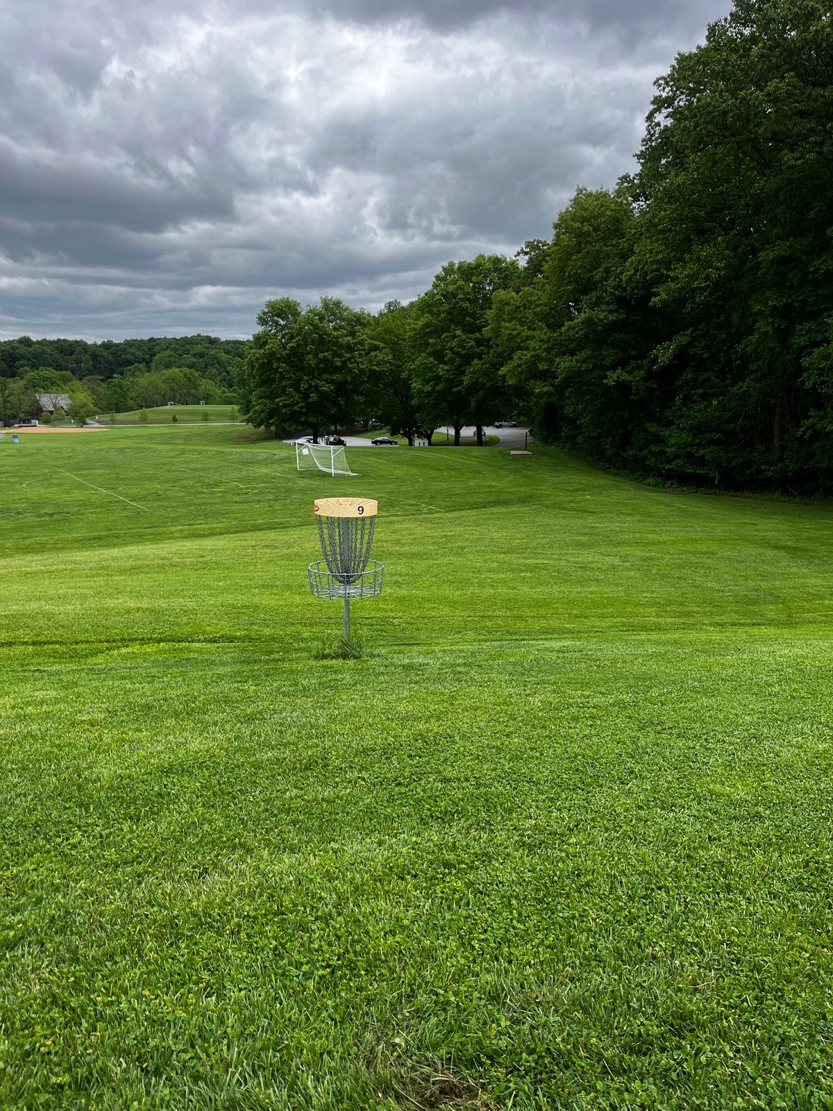 Hole 9 yellow green
