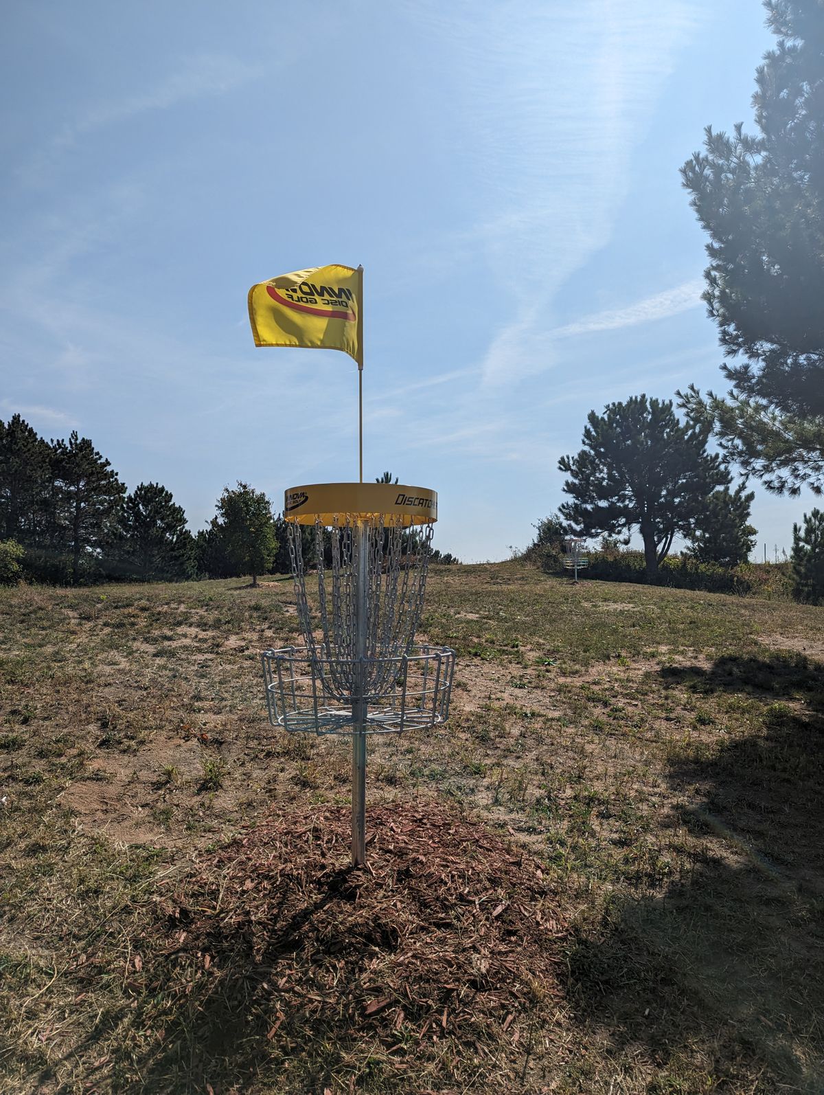 Long Basket looking back at fairway