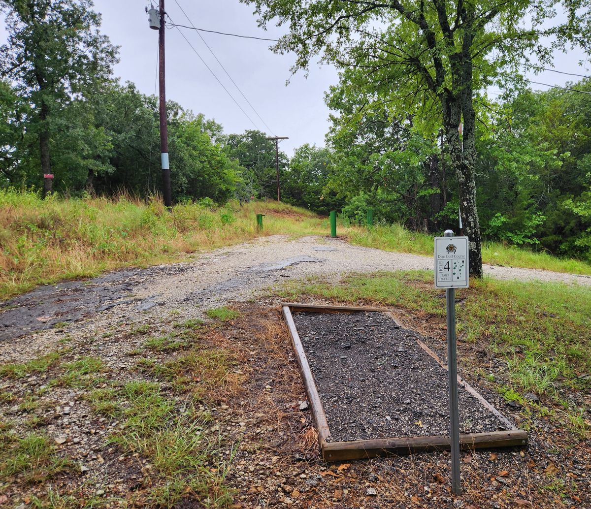 Hole 4 tee
