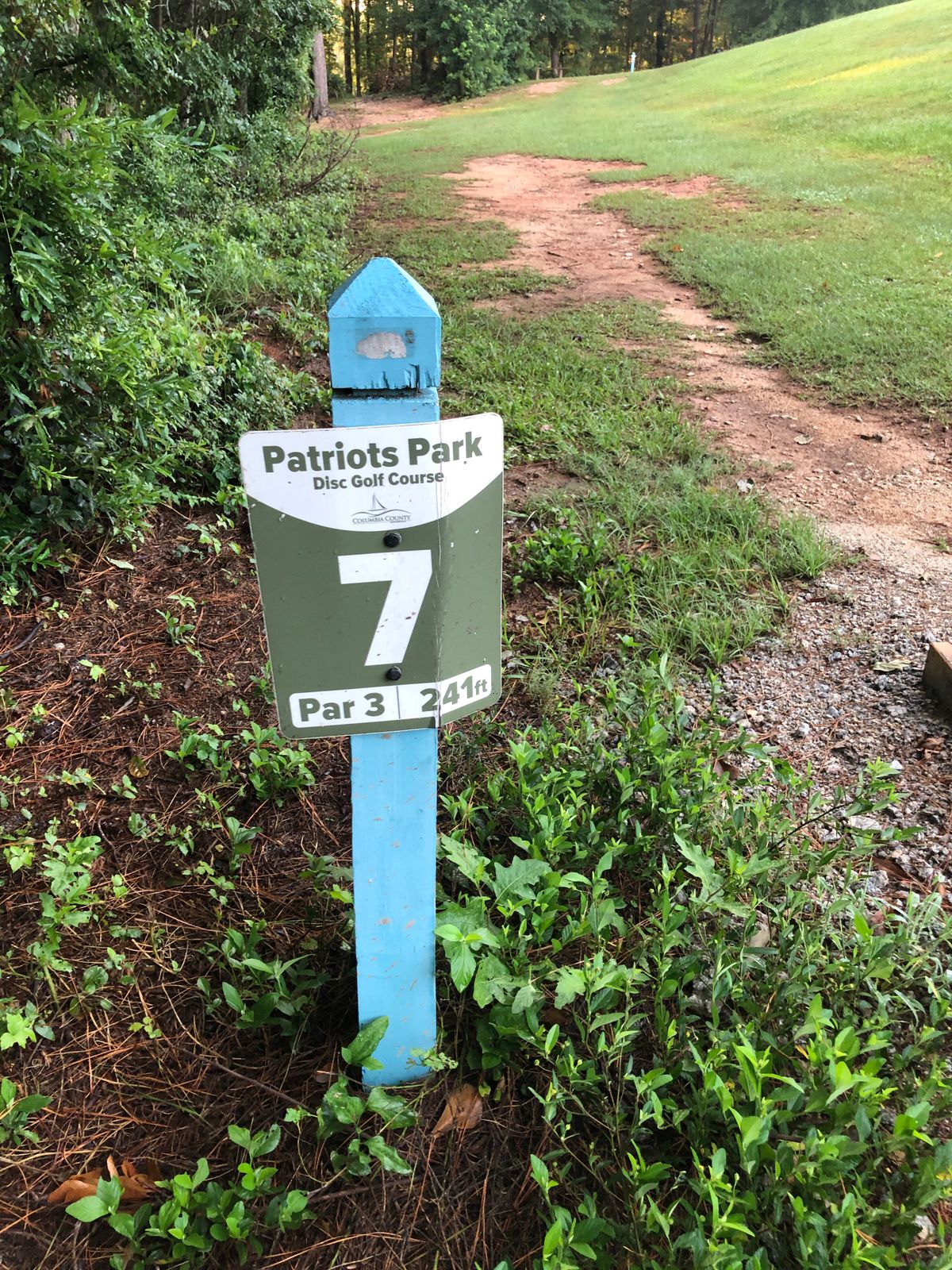 IMO the most scenic hole on the course. Lucky 7.