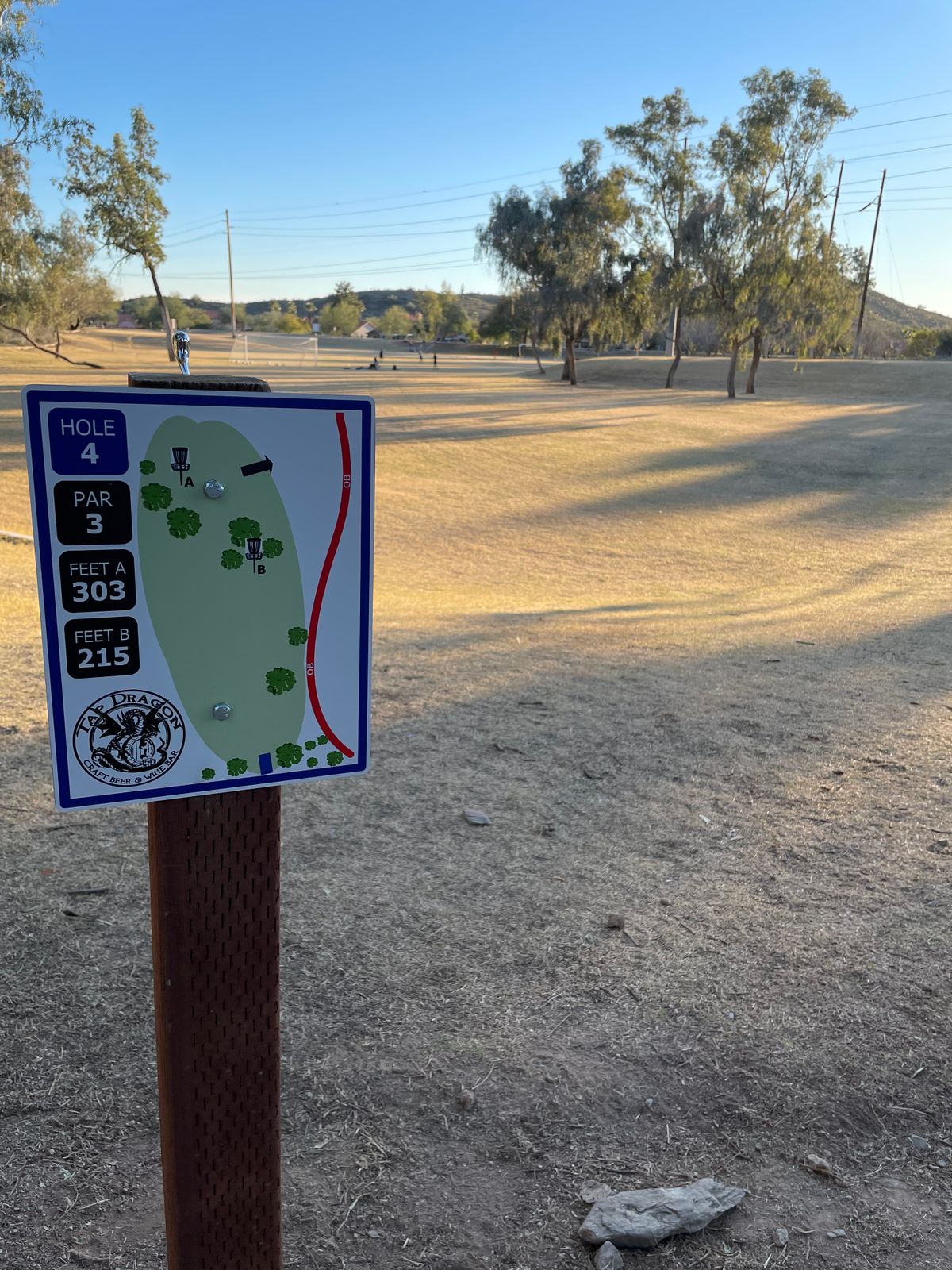 Hole #4 approach can be risky
