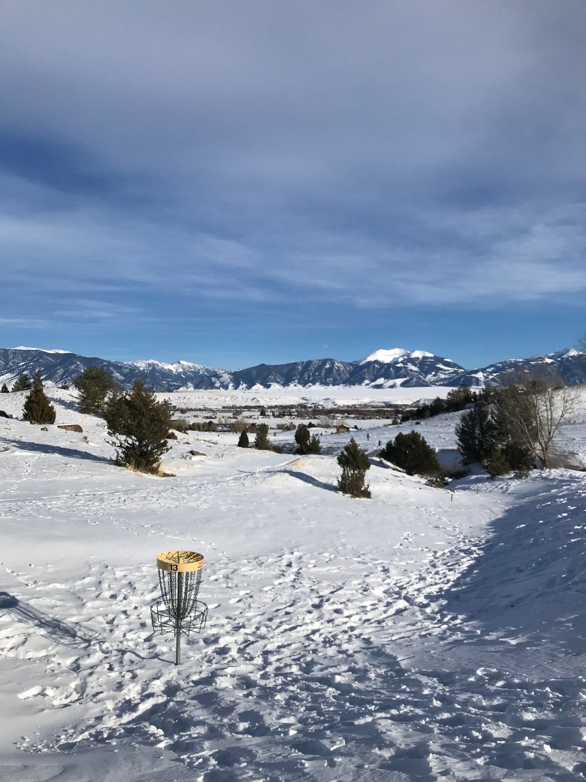 Looking back down #13’s fairway