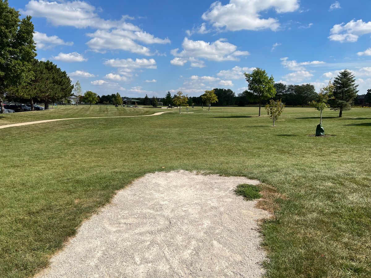 Hole 1 from tee box.