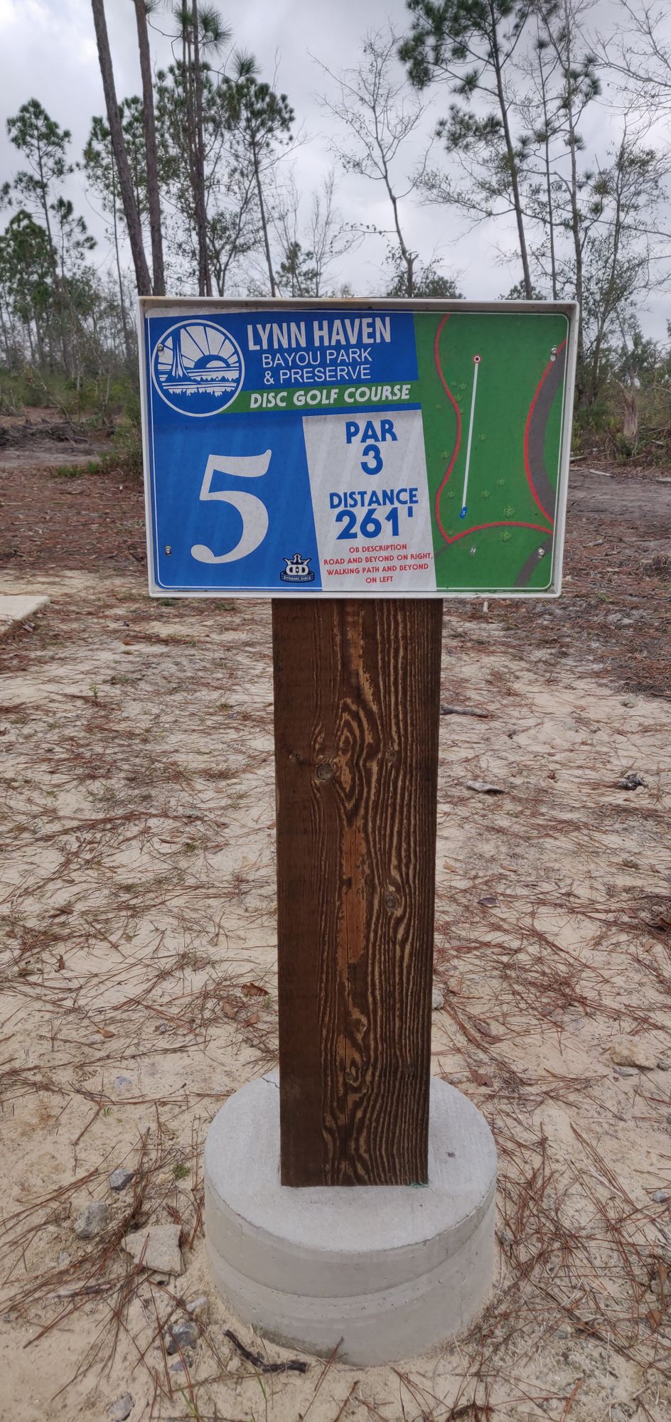 Hole 5 teesign