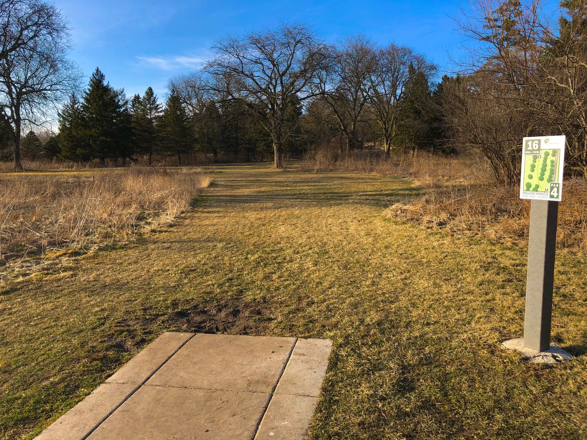 Hole 16 tee