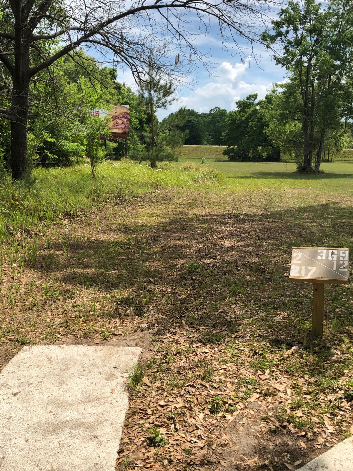 Hole 2, Tee to basket