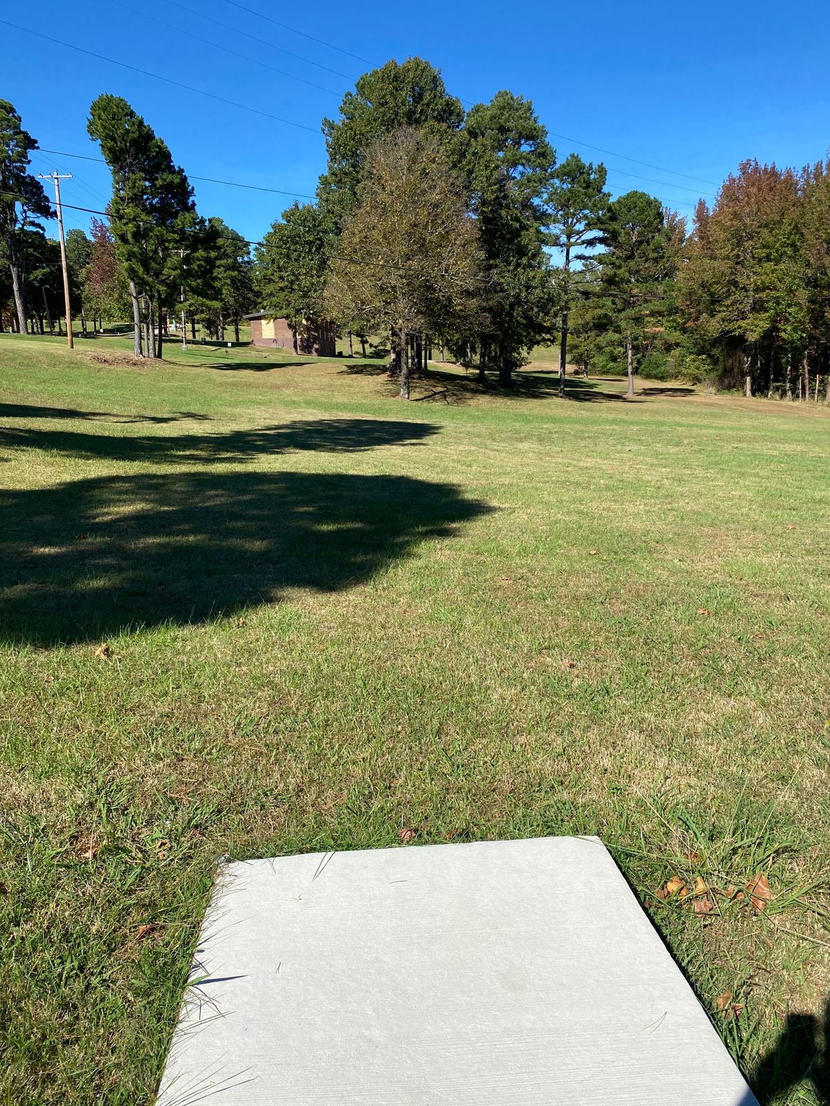 Hole 3 tee pad (red)