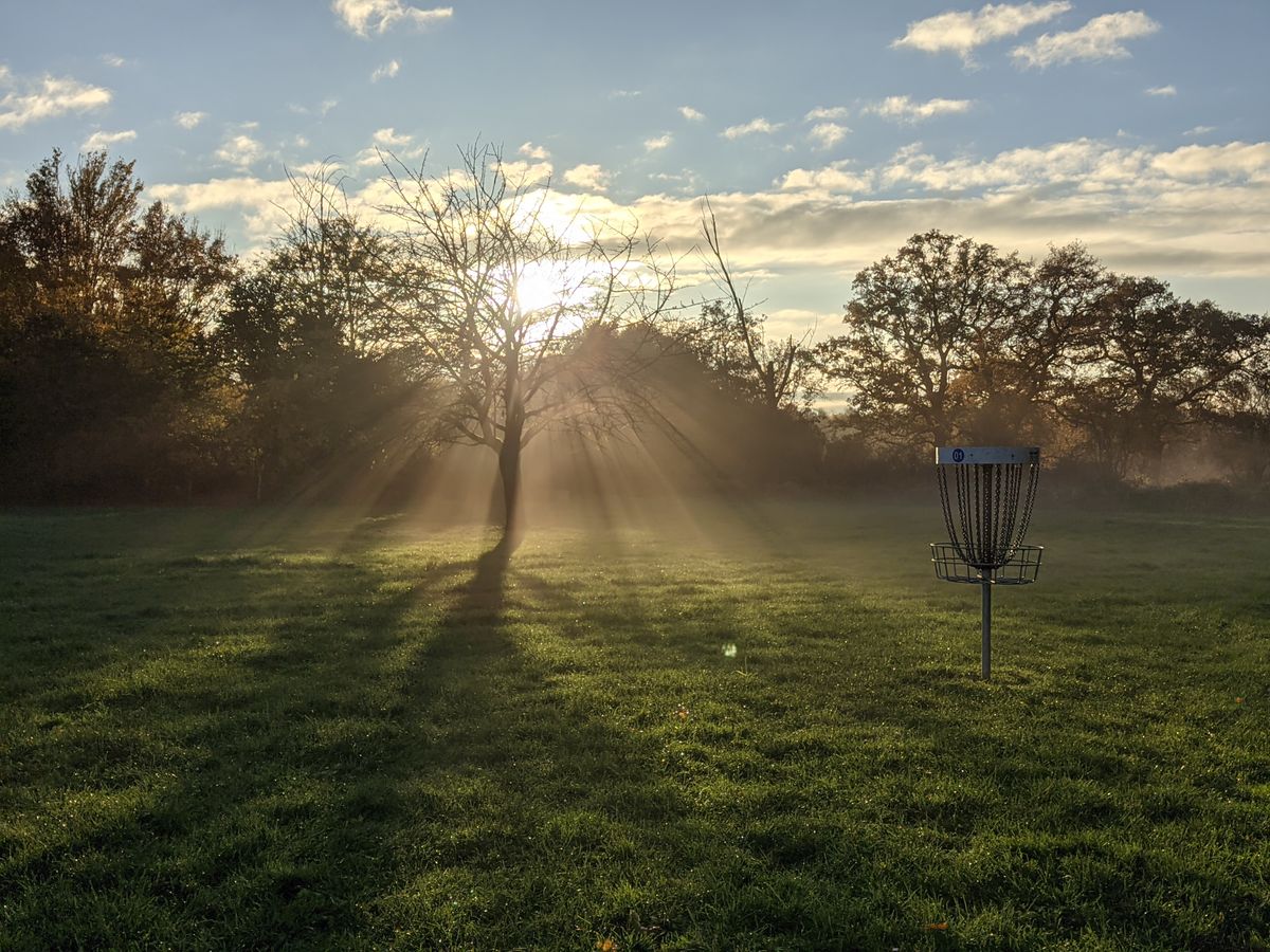 Discgolf dawn in Juelich