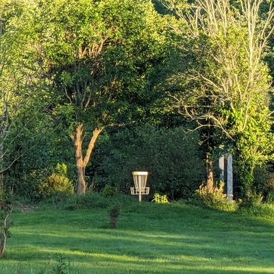 Hole 13 viewed near sunset