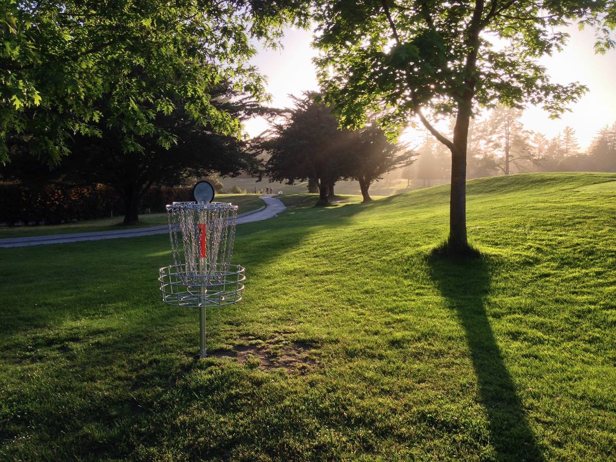 Hole 8’s Target looking back down the fairway.