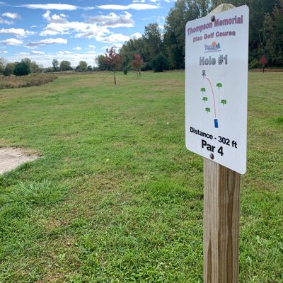 Hole 1 tee pad