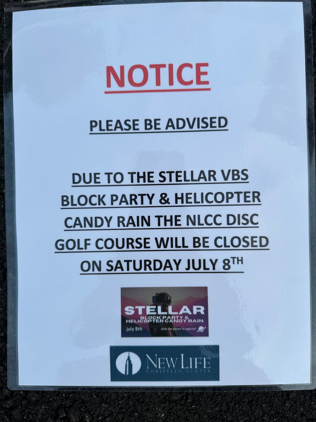 Please take note.