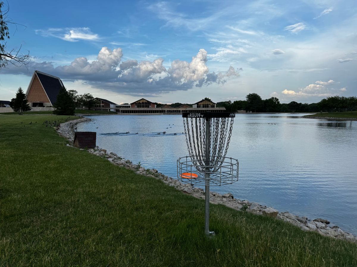 Hole 6 Basket - Best view on the course!