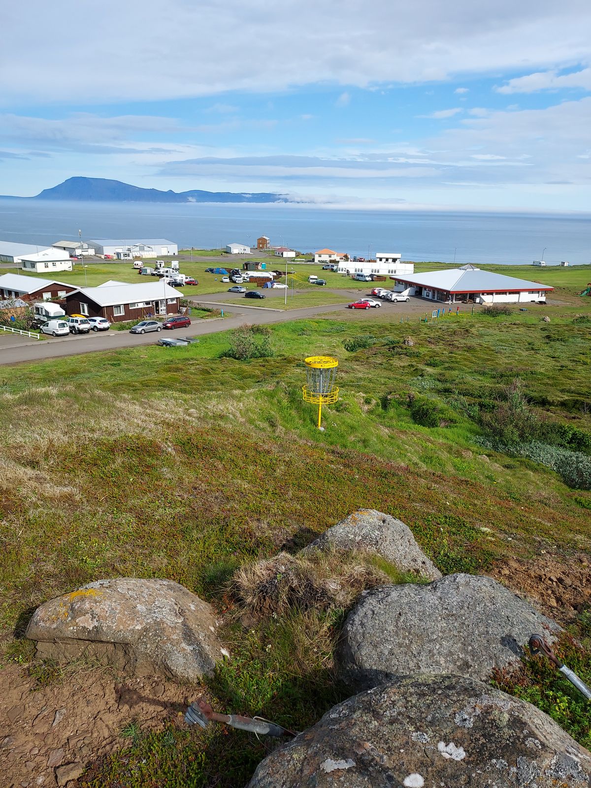 Hole 2 and small fishing town Campsite