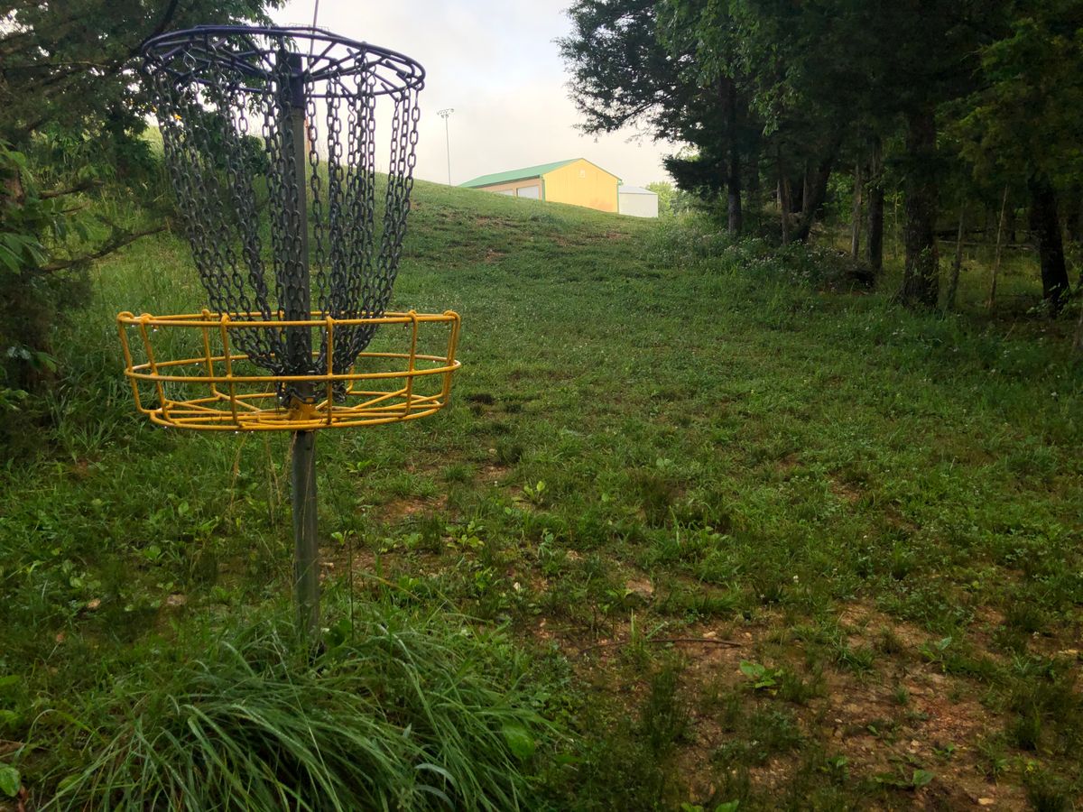 Hole 1 looking back at the tee