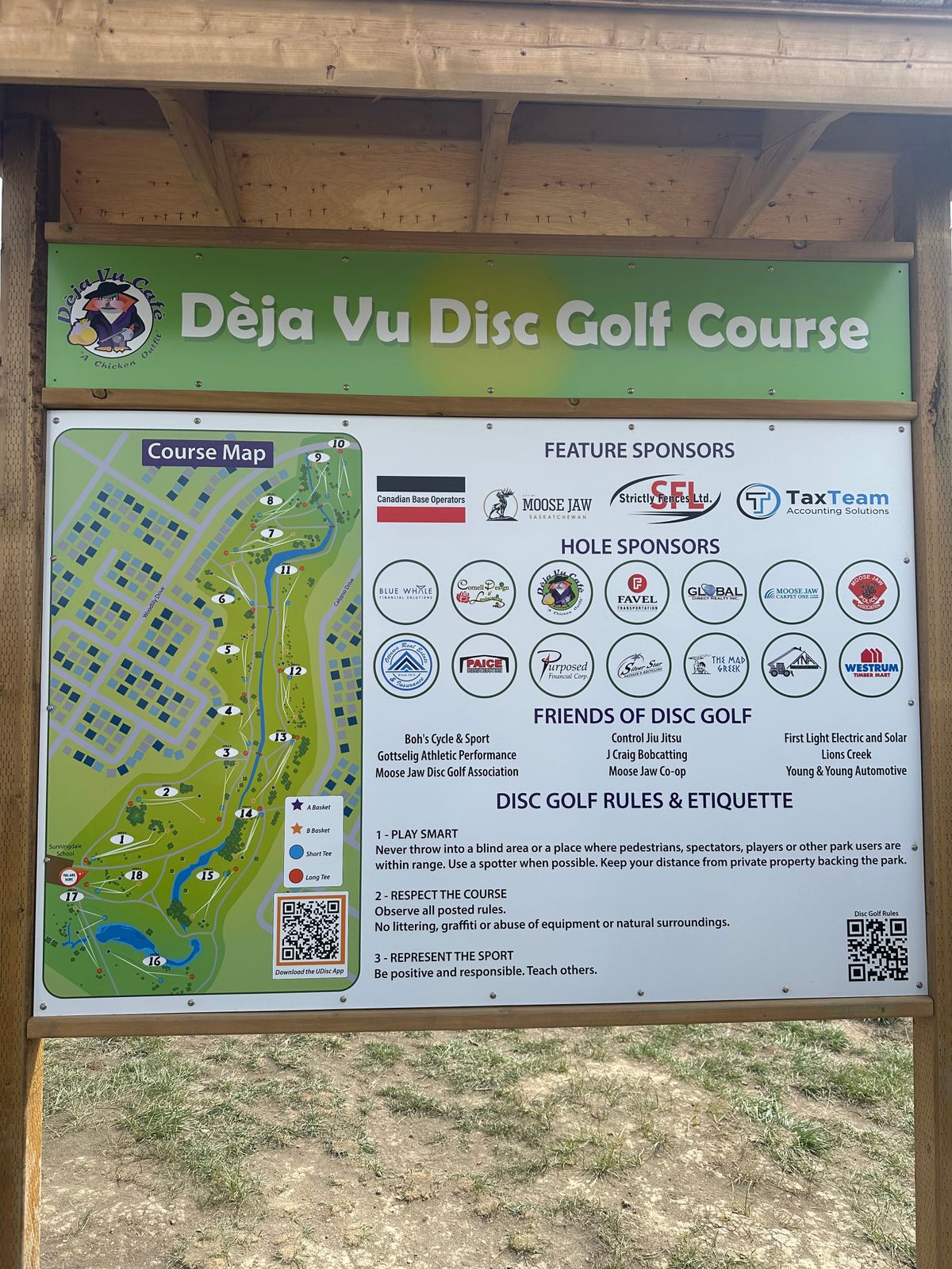 Main sign.