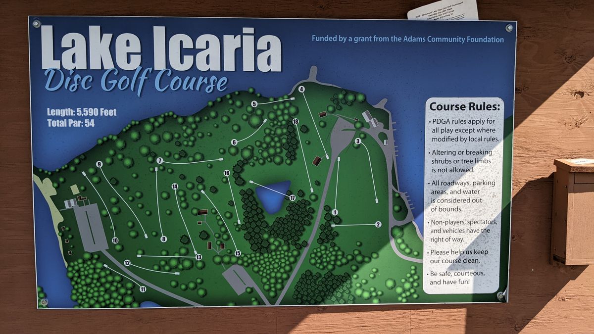 Lake Icaria Disc Golf Course