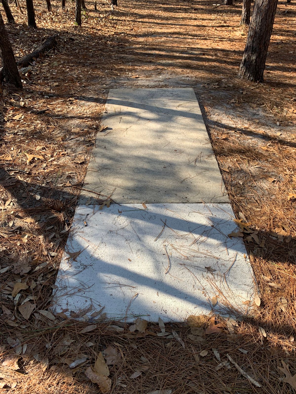 Extended tee pad