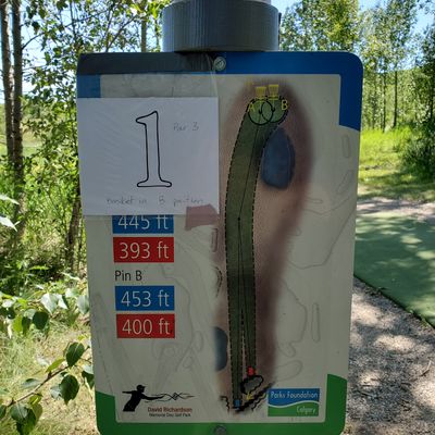 Temporary hole numbering