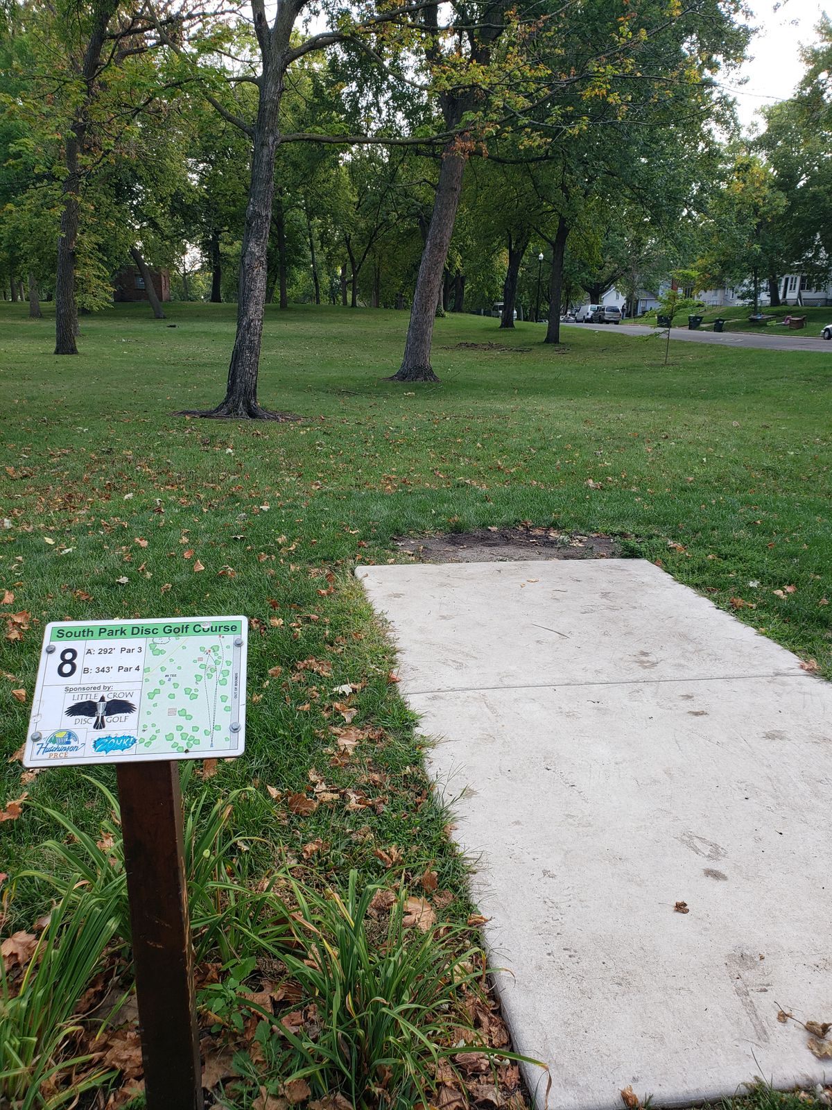 Hole 8 Tee box
A- par 3    B- par 4