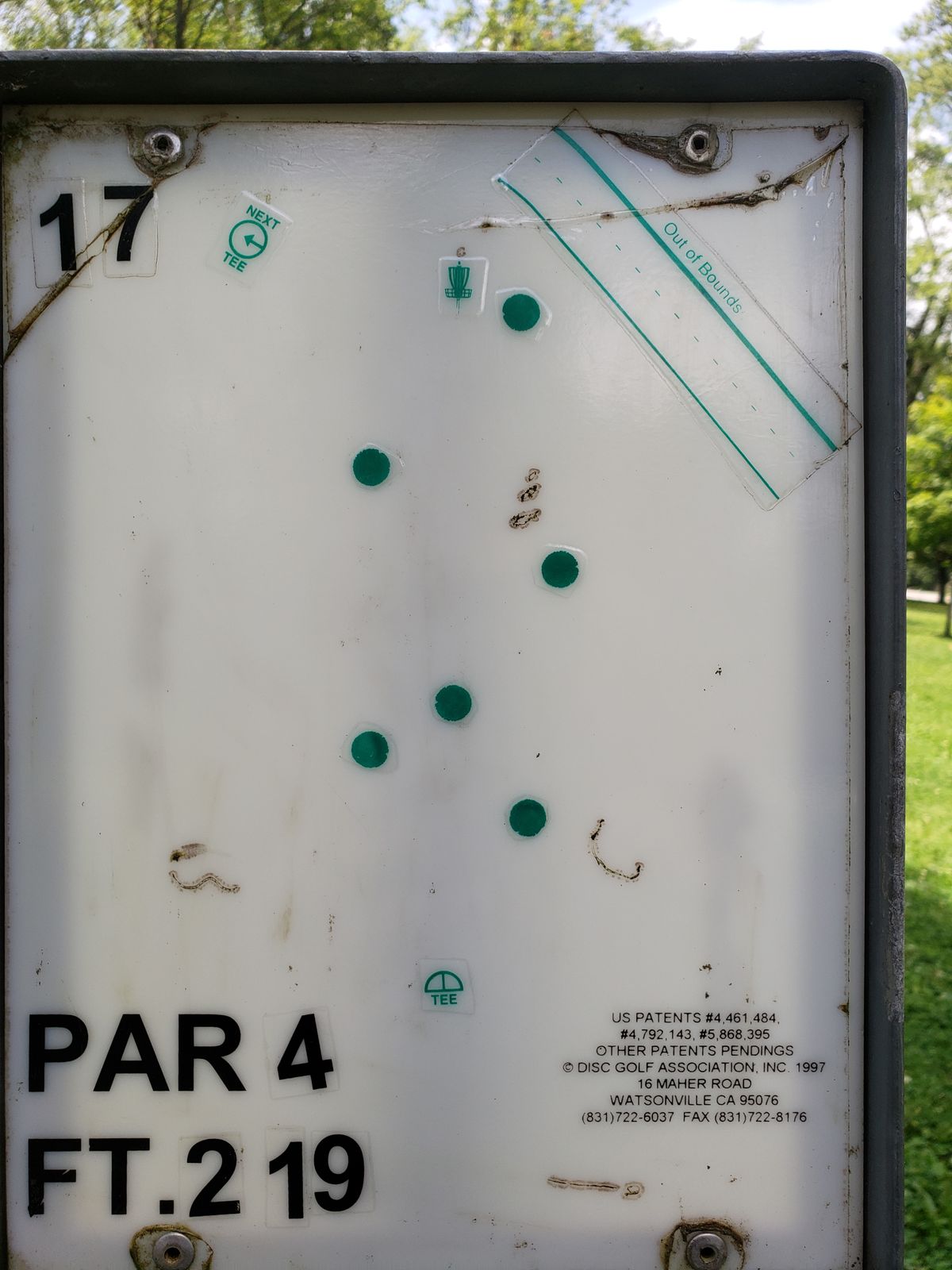 #17 Tee Sign