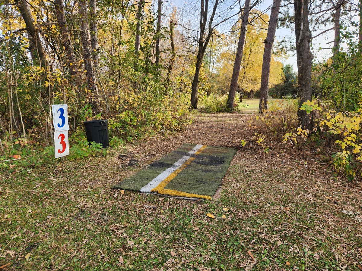 Hole 3 was trimmed recently to provide a larger gap to navigate off the tee