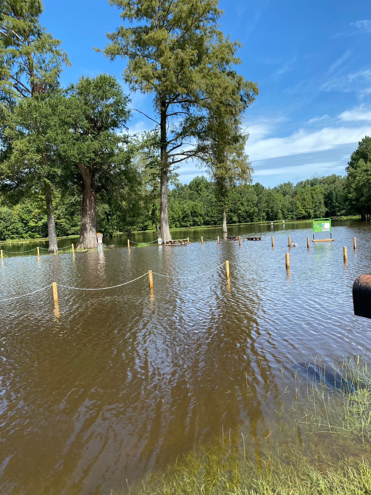 Course looks like a lake at the moment .