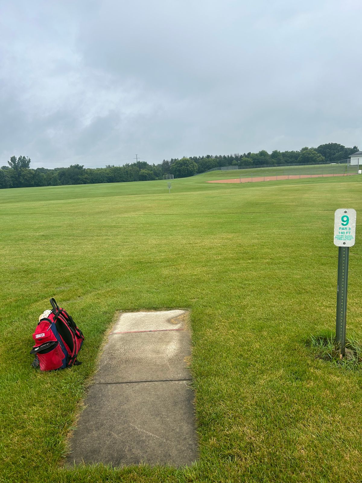 Hole 9 teepad