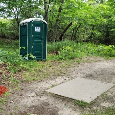 Outhouse at Tee 3