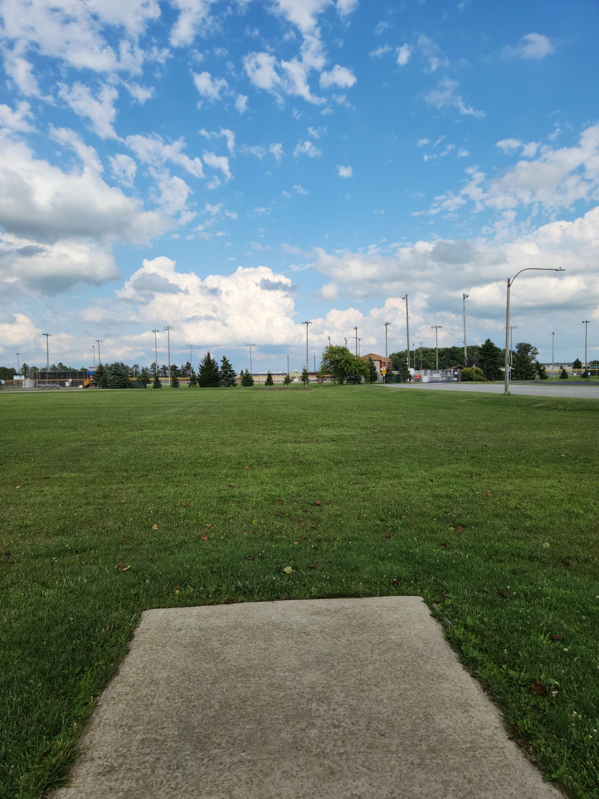 View of hole 8 from brown tee