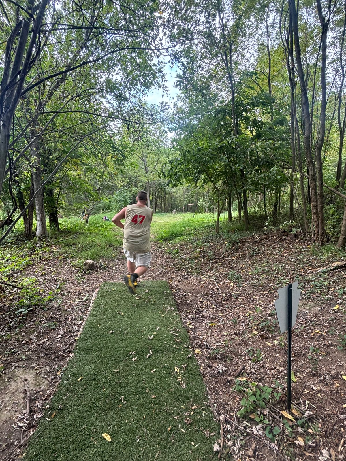 Chase on hole 11