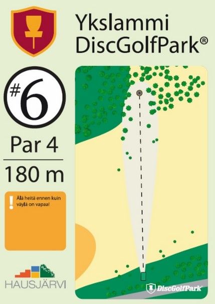 Hole 6 teesign