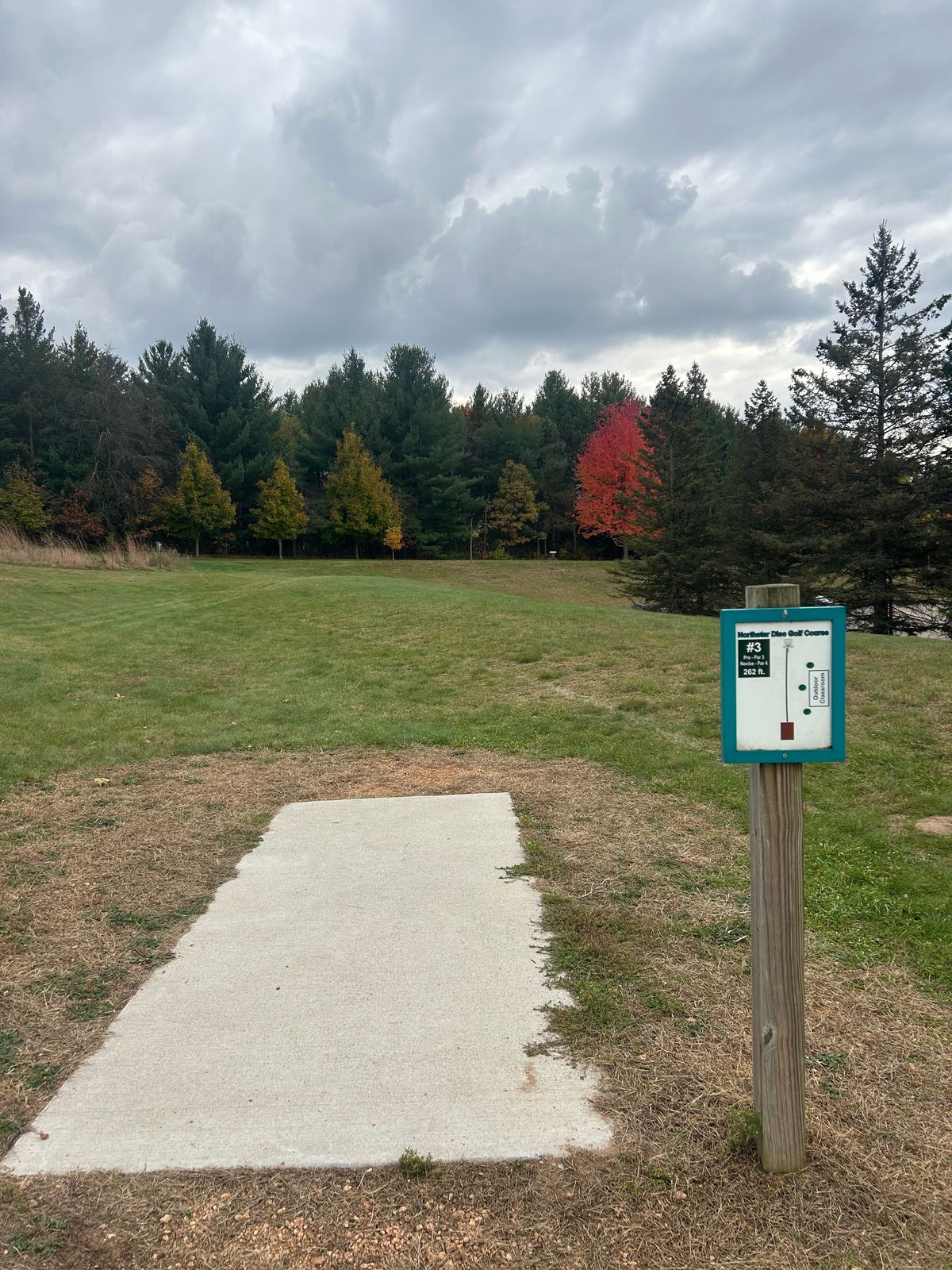 Hole 3 tee area