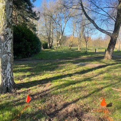 Hole 1 tee area