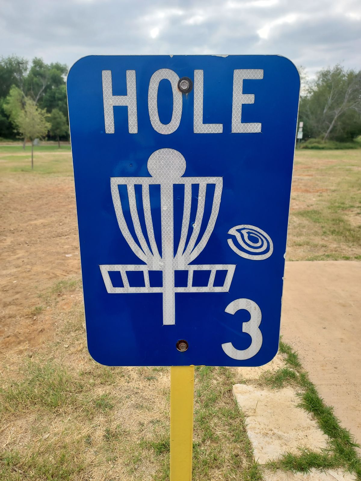 Hole 3 tee sign