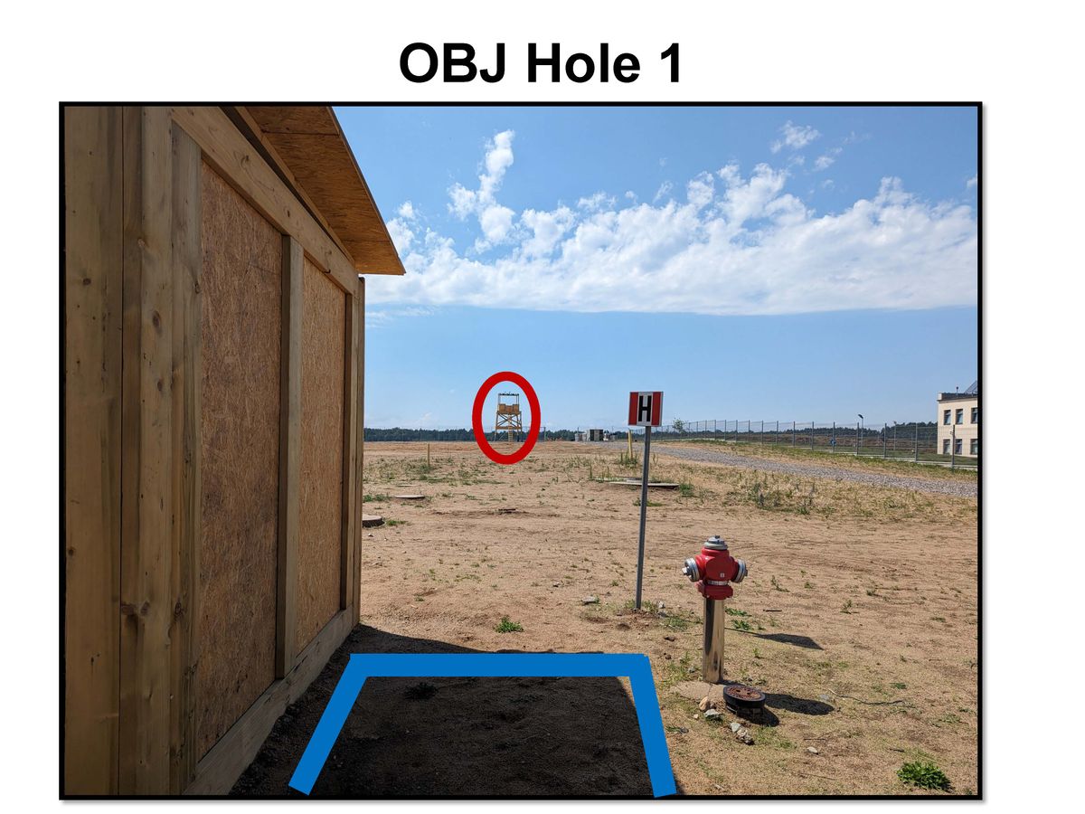 Object Course Hole 1