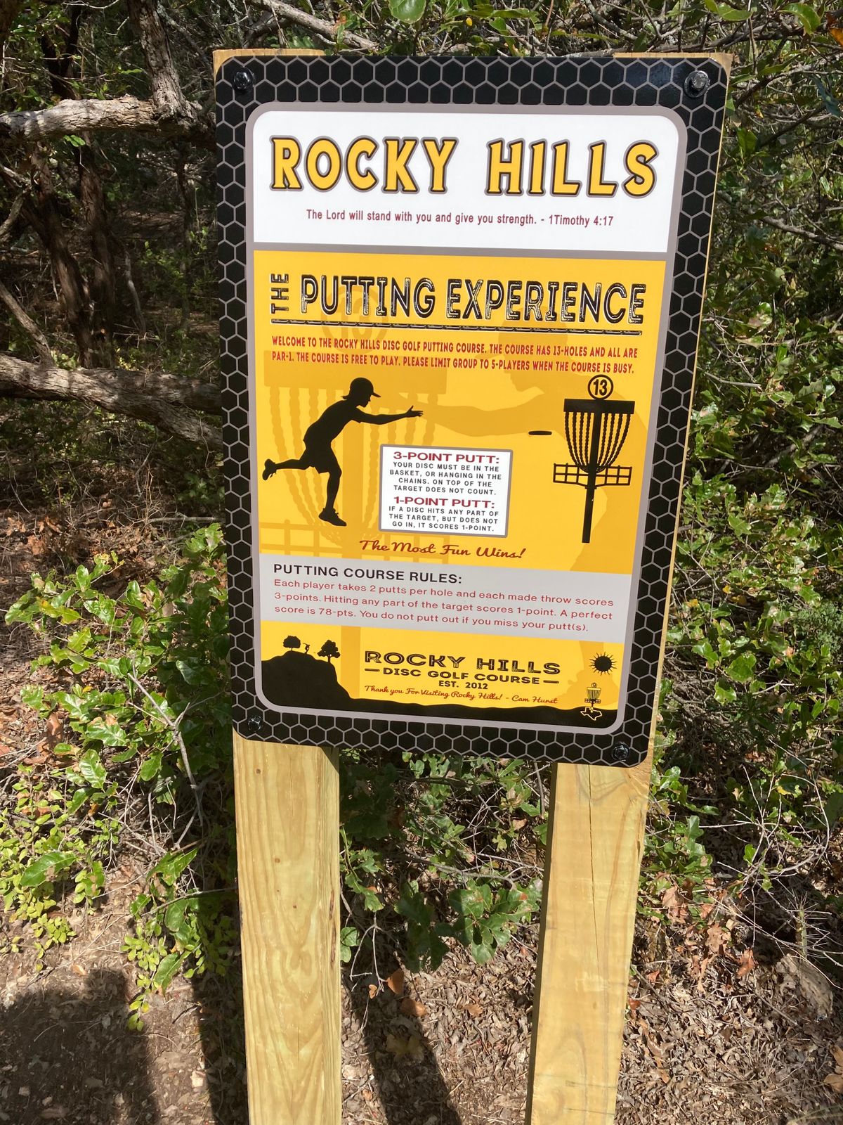 Putting course