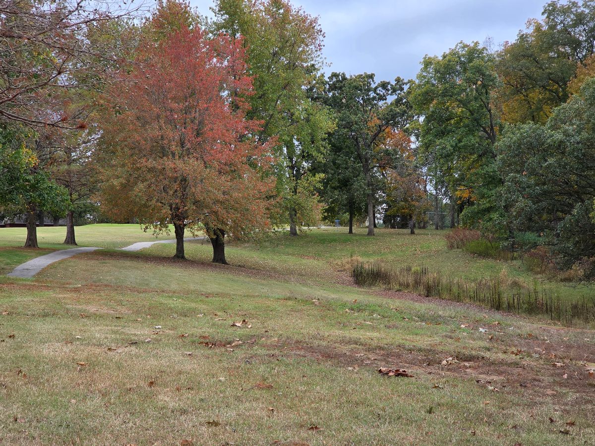 Hole 17, mid fairway