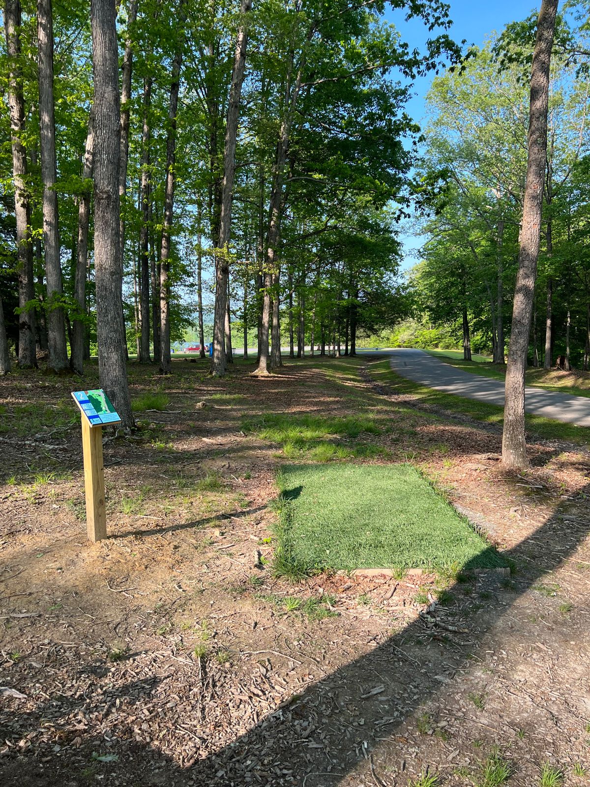 Hole 2 White Tee