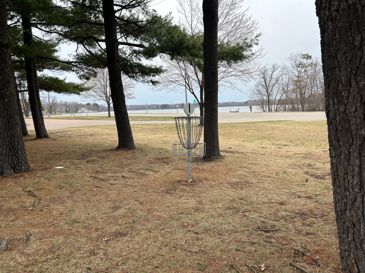 Hole 1 basket